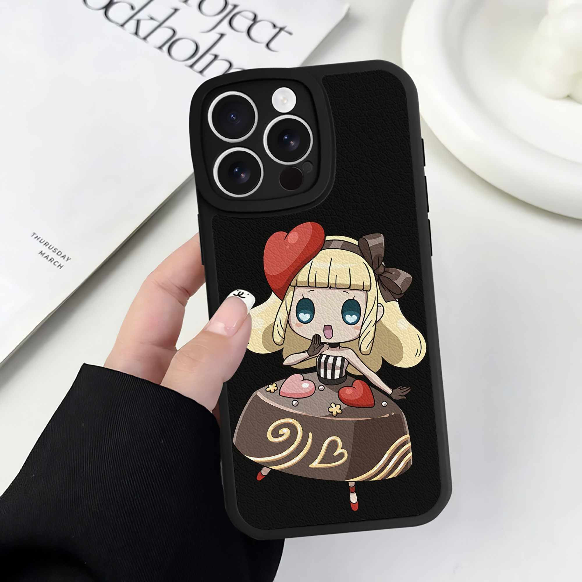 （画像用） 妖怪ウォッチ Yo-kai Watch 【iPhone 16シリーズ対応】シリコンスマホケース（レザー調） 材質：シリコン